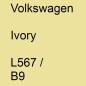 Preview: Volkswagen, Ivory, L567 / B9.